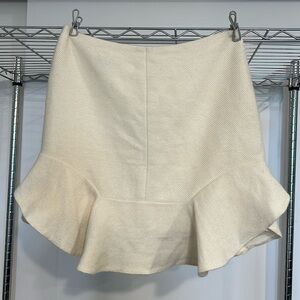 Polish Designer 100% Wool Mini Skirt